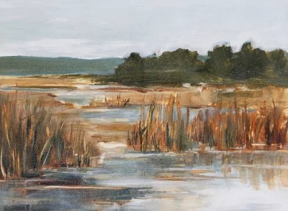 StyleCraft Wetland Grasses II Wall Art-1