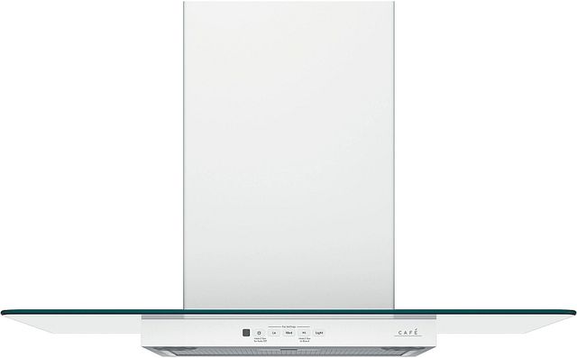 Café™ 30" Matte White Wall Mounted Range Hood-0