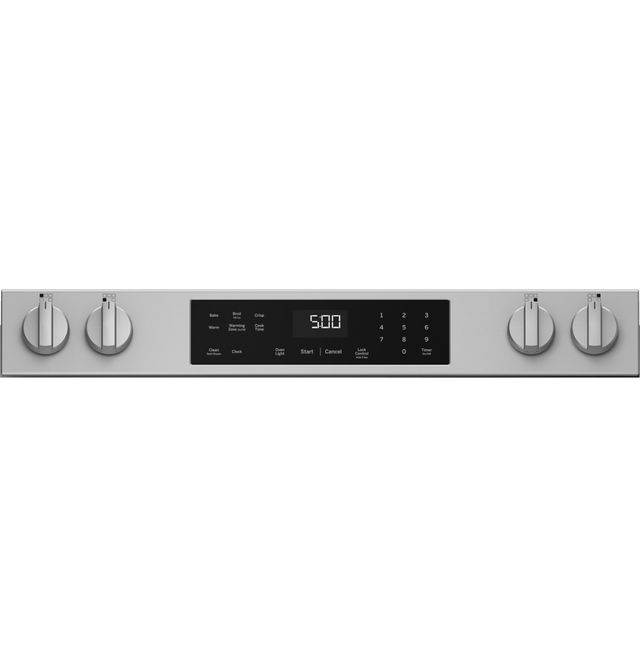 GE® 500 Series 30" Stainless Steel Slide-In Electric Range with Crisp Mode-4