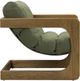 TOV Furniture Palma Green/Natural Ash Accent Chair-4