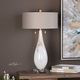 Uttermost® Cardoni Gloss White Table Lamp-1