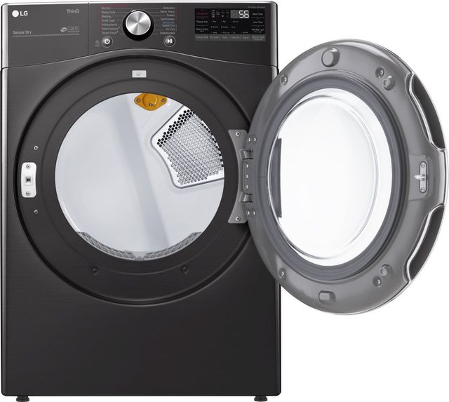 LG 7.4 Cu. Ft. Black Steel Front Load Gas Dryer-4