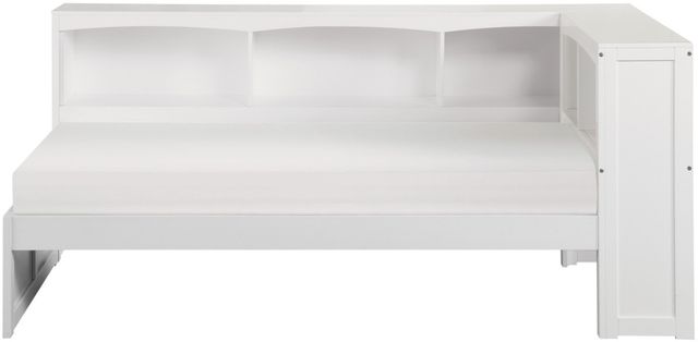 Homelegance® Galen White Twin Bookcase Corner Bed-2