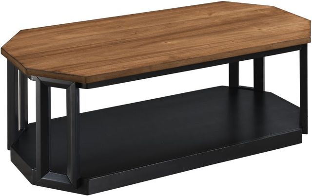 New Classic® Home Furnishings Decker 3-Piece Black/Brown Occasional Table Set-2