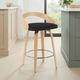 Armen Living Sonia Black/Oak Counter Stool-1