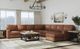 Flexsteel® Endurance 7-Piece Chestnut Leather Right-Arm Facing Sectional and Chaise-5