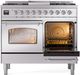 Ilve® Nostalgie II Series 40" Stainless Steel Pro Style Dual Fuel Range-3