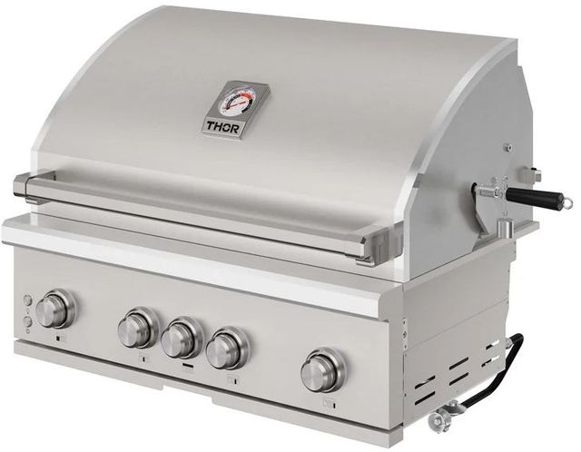 Thor Kitchen® 36" Stainless Steel Built-In Gas Grill with Sear Rear Infrared Burner and Rotisserie-4