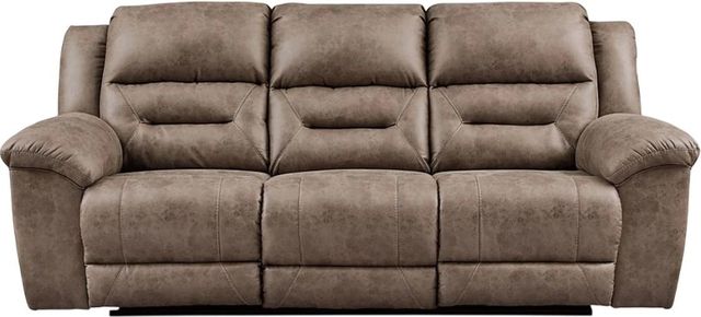 Signature Design by Ashley® Stoneland Fossil Power Reclining Sofa-2