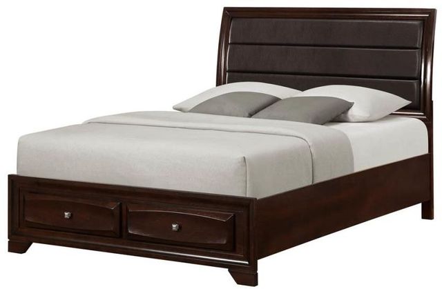 Coaster® Jaxson Cappuccino Queen Bed-0