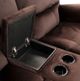 Porter International Designs Ramsey Chocolate Triple Power Reclining Loveseat-3