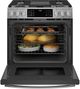 GE Profile™ 30" Fingerprint Resistant Stainless Steel Smart Slide-In Dual Fuel Natural Gas Range with No Preheat Air Fry and Convection-2