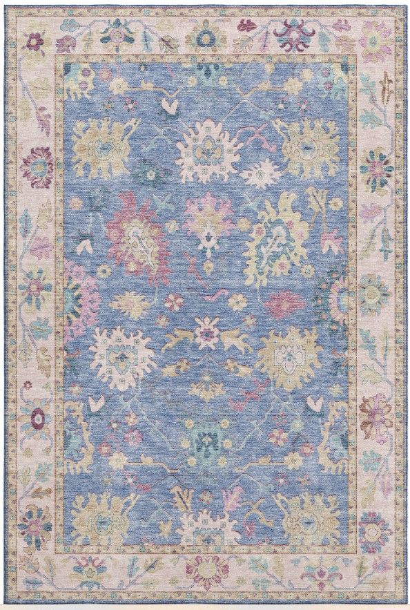 Dalyn™ Rug Company Hatay HY7 Blue 5'x8' Area Rug-0