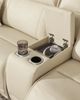 Signature Design by Ashley® Double Deal 6-Piece Almond Power Reclining L-Shape Sectional with Power Headrest-5