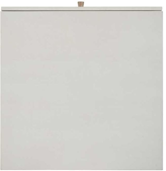 Liberty Furniture Berkley Square Linen Chairside Table with Khaki Base-4