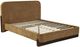 Coaster® Baldacci Curry/Walnut California King Upholstered Platform Panel Bed-0