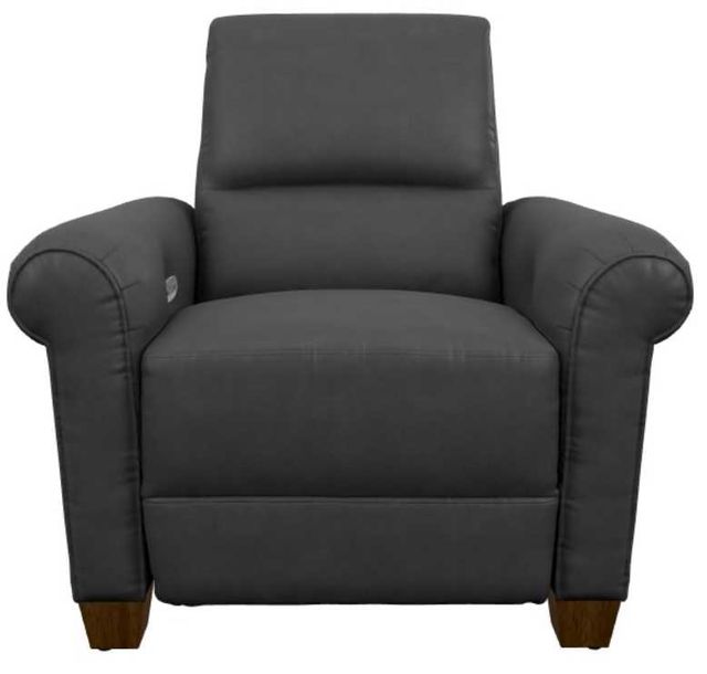 La-Z-Boy® Clybourn Navy Leather Power Reclining Chair with Headrest-1