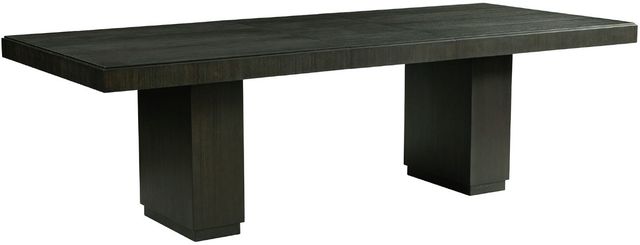 Elements International Donovan 7-Piece Black/Gray Upholstered Dining Set-1