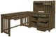 Homelegance® Blanche 4-Piece Brown Gray Office Desk Set-1