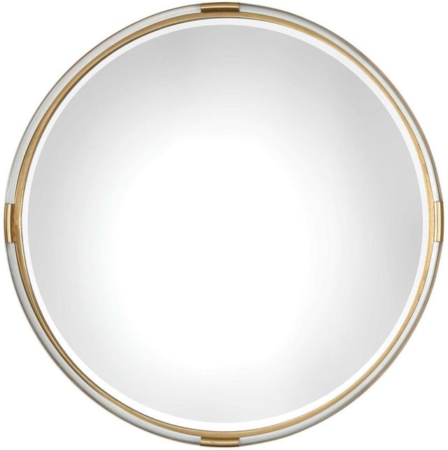 Uttermost® Mackai Gold Round Mirror-0
