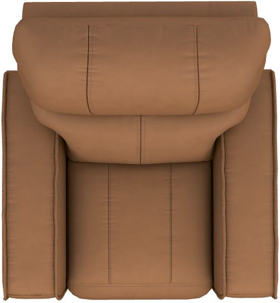 La-Z-Boy® Maddox Camel Leather Manual Wall Recliner-4