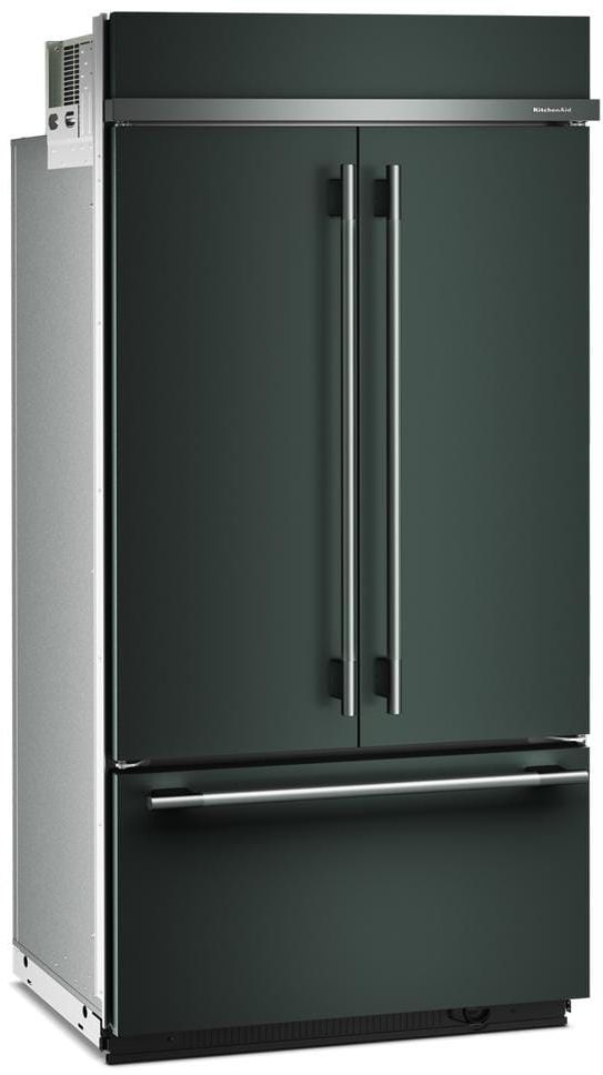 KitchenAid® 42" 24.2 Cu. Ft. Juniper Built In French Door Refrigerator-2