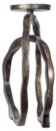 A & B Home Antique Gold Aluminum Candle Holder-2