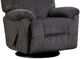 American Wholesale Furniture Hudson Slate Manual Swivel Rocker Recliner-1