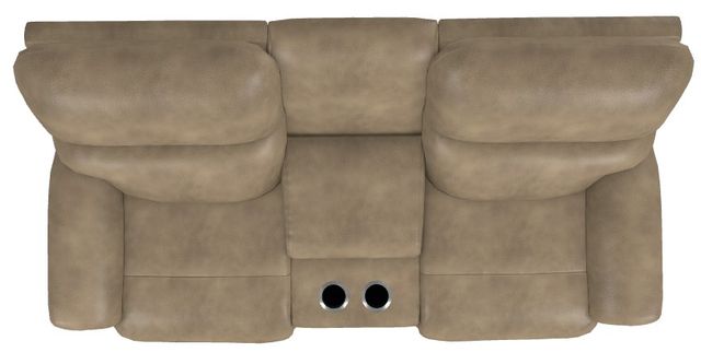 La-Z-Boy® Brooks Mushroom Manual Reclining Loveseat with Console-4