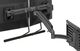Chief® Kontour™ Black K1S Dual Monitor Array Dynamic Slatwall Mount-1