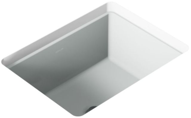 Kohler Verticyl® Ice Grey 17" Rectangular Undermount Bathroom Sink-0