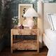 TOV Furniture Hazza Cream Pleated Table Lamp-1