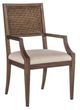 Century® Parker Beige/Dark Brown Dining Arm Chair-0