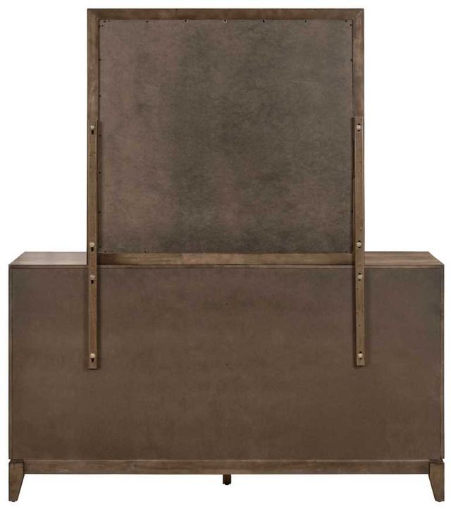 Liberty Furniture Shaker Lakes Harvest Brown Dresser and Mirror-4