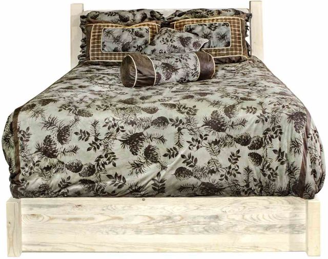 Montana Woodworks® Homestead Ready to Finish Twin Platform Bed with Storage-1