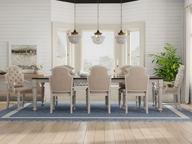 Dynasty Dining Set, 2 Arm Chairs Free!-0