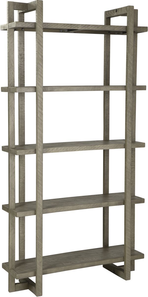 Signature Design by Ashley® Bergton Distressed Gray Bookcase-1