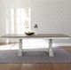 Liberty Furniture Whitney Weathered Gray Trestle Table with Antique Linen Base-2