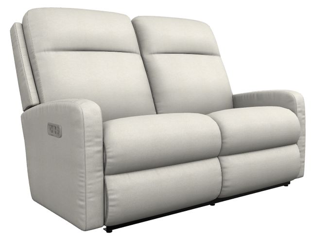 La-Z-Boy® Finley Parchment Power Wall Reclining Loveseat with Headrest and Lumbar-0