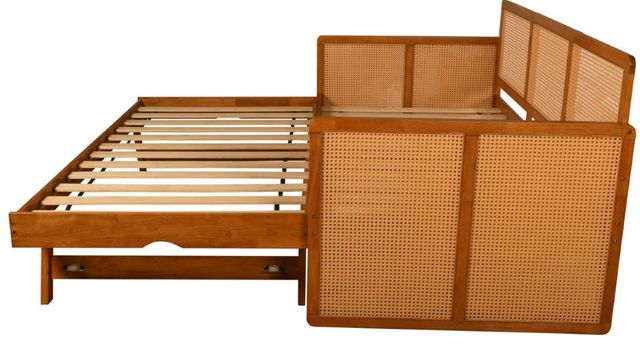 Kodiak Furniture Abaco Honey Twin Daybed Frame with Pop Up-2