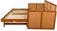 Kodiak Furniture Abaco Honey Twin Daybed Frame with Pop Up-2