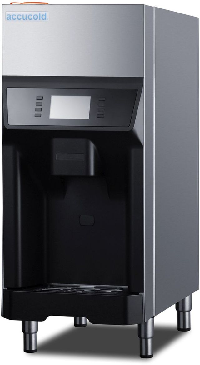Accucold® 14" 220 lb. Stainless Steel Ice and Water Dispenser-1