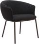Zuo® Modern Essen Black/Bronze Dining Arm Chair-0