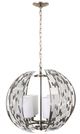 YHD Brushed Nickel 4-Light Chandelier-0