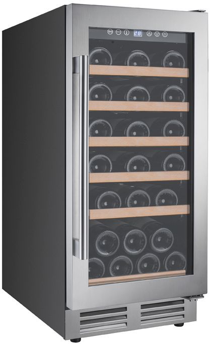Avanti® Designer Series 15" Stainless Steel Wine Cooler-1