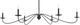 Forty West Hunter Black 6-Light Chandelier-1