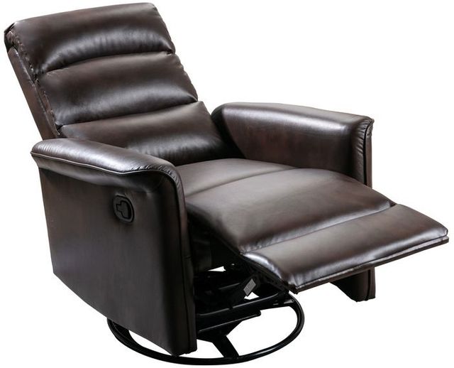 Mazin Furniture Albert Brown Glider Recliner-2