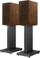 KEF R3 Meta 6.5" Walnut Bookshelf Speakers-2