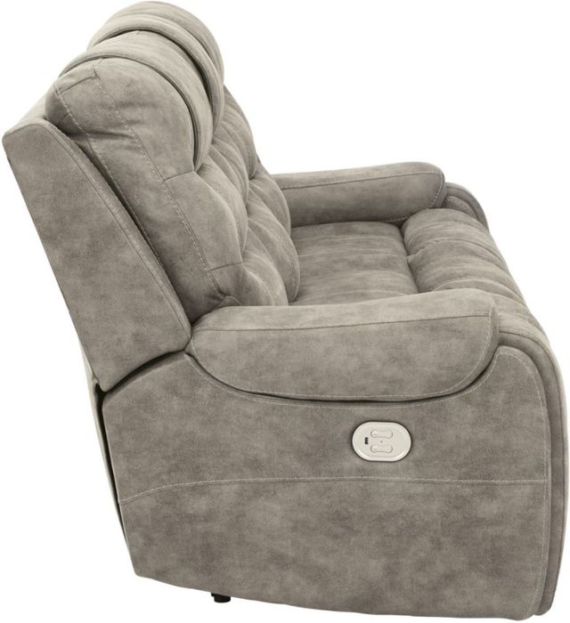 Signature Design by Ashley® Yacolt Fog Power Reclining Sofa with Adjustable Headrest-3