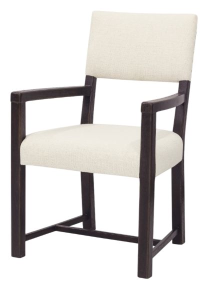 Hooker® Furniture Driftwood Burnt Timber/Lovegood Bisque Dining Side Chair-3